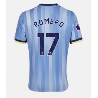 Tottenham Hotspur Cristian Romero #17 Fußballbekleidung Auswärtstrikot 2024-25 Kurzarm